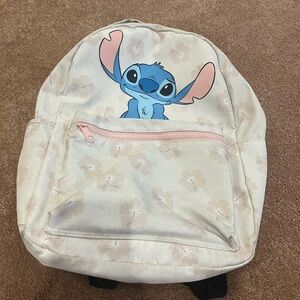 Stitch Cream and Light Pink Character Backpack